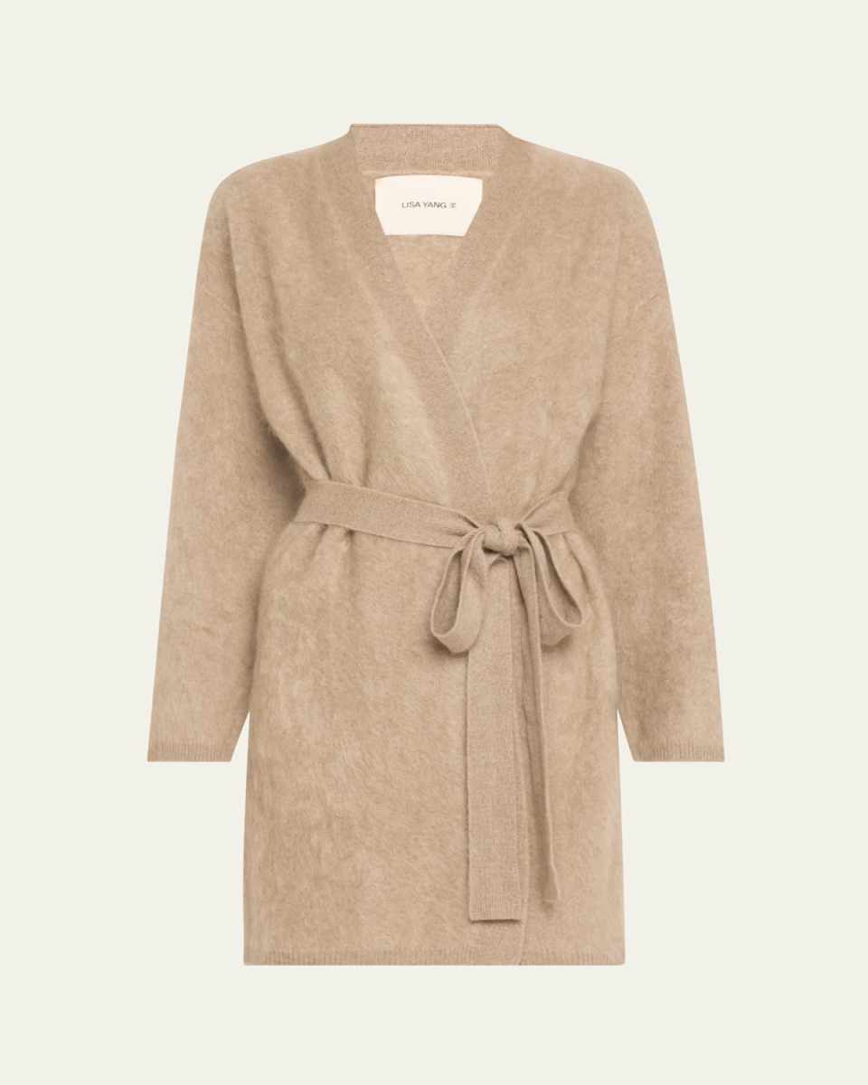 The Amina Cashmere Cardigan Coat